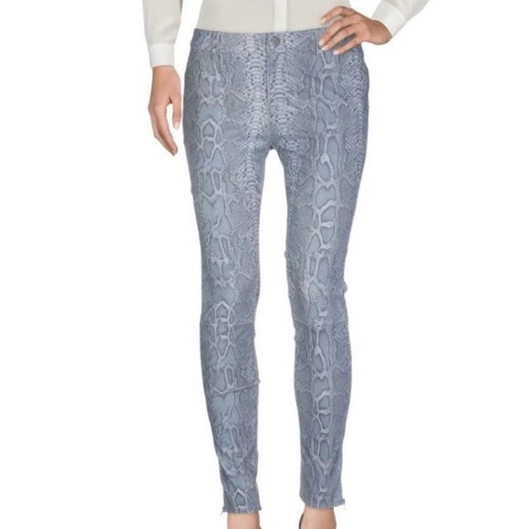 NEW ⭐️ $1,000 J Brand Python Leather pants - Picture 2 of 12